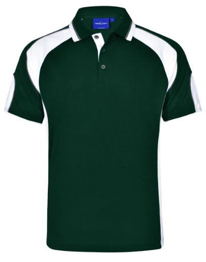 Picture of Winning Spirit, Kids Cooldry Contrast Polo w Panels